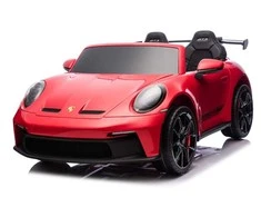 Bburago Dvivietis elektromobilis Porsche 911 GT3, Raudona