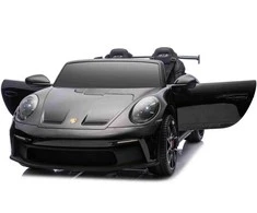 Bburago Dvivietis elektromobilis Porsche 911 GT3 STRONG MP4, Juodas