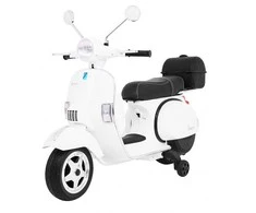 Ramiz Elektrinis motoroleris vaikams Vespa, Baltas