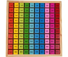 1Punkt Wooden Multiplication Learning Board