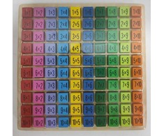 1Punkt Wooden Multiplication Learning Board