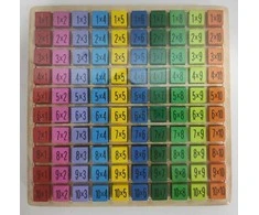 1Punkt Wooden Multiplication Learning Board