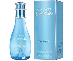 Davidoff Cool Water Woman EDT tualetinis vanduo moterims, 50 ml
