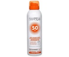 Dermolab Sun Milk Purškiklis Spf50 purškiamas pienelis nuo saulės Spf50 150ml