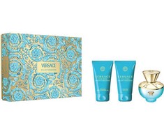 Kvepalų rinkinys moterims Versace Dylan Torquoise (EDT, 50 ml + kūno losjonas, 50 ml + dušo želė, 50 ml)