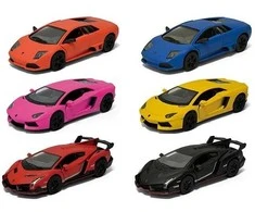 Kinsmart "5"" Matte Lamborghini (Murcielago,Aventador &amp; Veneno)"
