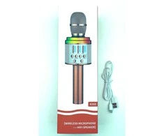 Belaidis Bluetooth Karaoke mikrofonas K068 Su šviesos efektais