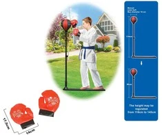 Bokso rinkinys su reguliuojamu aukščių 80-118 cm