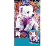 Dėlionė Jigsaw Puzzle Colored Mane Bear, 300 det