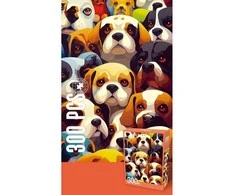 Dėlionė Jigsaw Puzzle Group Cute Dogs, 300 det