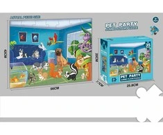 Dėlionė Jumbo Floor Puzzle Pet Party, 35 det