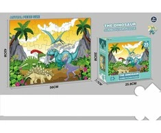 Dėlionė Jumbo Floor Puzzle The Dinosaur, 35 det