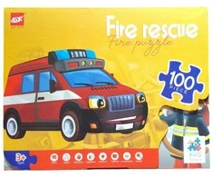 Dėlionė Puzzle Fire rescue, 100 det