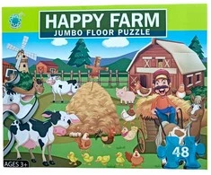 Dėlionė Puzzle Happy Farm, 48 det