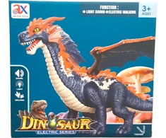 Drakonas su šviesos ir garso efektais Ao Xie Toys, mėlynas