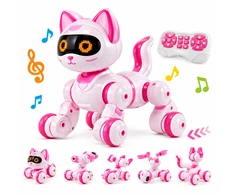 Guangdong Amwell Toys Interaktyvi katytė robotas su nuotolinio valdymo pulteliu, rožinė
