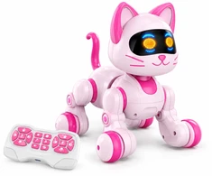 Guangdong Amwell Toys Interaktyvi katytė robotas su nuotolinio valdymo pulteliu, rožinė