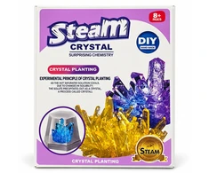 Jianyang Viltownlage Lianxia Kristalų auginimo rinkinys vaikams „Steam Crystal“, 4 užuomazgos