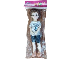Lėlė - Berniukas 29 cm, Spalva: Balta