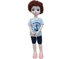 Lėlė - Berniukas 29 cm, Spalva: Pilka