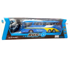 Radijo bangomis valdomas autobusas, mėlynas