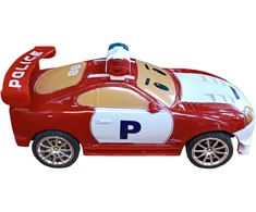 Radijo bangomis valdomas automobilis policijos automobilis, raudonas, Spalva: Mėlyna