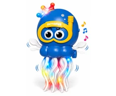 Shantou Hengkai Toy Industry CO.,LTD Šokantis aštuonkojis su šviesa ir muzika, Spalva: Raudona