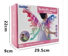 Šviečiantys Fėjos drugelio sparnai, LED, rinkinys