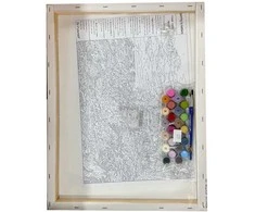 Tapyba pagal skaičius 49,8 x 39,6 cm Laivas