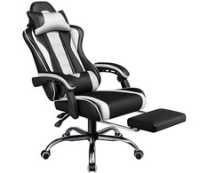 Ergonomiška žaidimų kėdė su masažo funkcija (Nemokamas pristatymas)