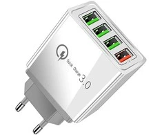 Modux Sieninis įkroviklis Quick Charge 3.0 4x USB