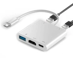 Avernus USB Šakotuvas Hub 5in1 Type-C / USB3.0 / HDMI 4k / PD / USB2.0