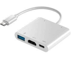 Avernus USB Šakotuvas Hub 5in1 Type-C / USB3.0 / HDMI 4k / PD / USB2.0