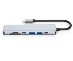 Avernus USB Šakotuvas Hub 7in1 USB-C/HDMI/ USB 2.0/USB 3.0/ MICRO SD/PD