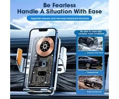 Belaidis greitas 15W automobilinis telefono kroviklis C10