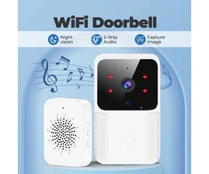 Bevielis durų skambutis su vaizdo kamera ir WiFI