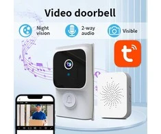 Bevielis durų skambutis su vaizdo kamera ir WiFI