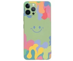 Dėklas Smile Face, žalias - Iphone 14 Pro Max