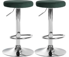 Mville 2 baro kėdžių rinkinys "Ponte velvet" chromas