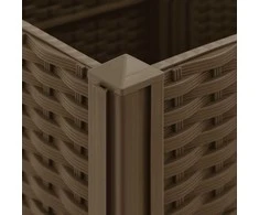 Aukštas lovelis, 120x40x38cm, polipropilenas