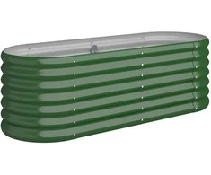 Aukštas sodo lovelis, žalias, 114x40x36cm, plienas