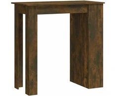 Baro stalas su lentyna, dūminio ąžuolo, 102x50x103,5cm, mediena