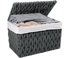 Bipohome MERIDA grafito spalvos bagažinė, 65 l, S, 56×34×34 cm