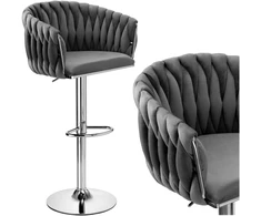 Bipohome "Cofton Chrome Graphite Velvet" baro kabykla