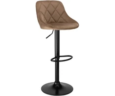 Bipohome "Cydro Juodas Mokka Velvet bar hocker