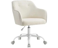 Songmics Biuro kėdė iki 110 kg cappuccino beige