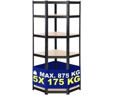 Clp Trading Mville Kampinė lentyna „Flint 180“