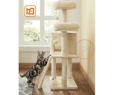 Songmics Feandrea Draskyklė 115 cm su draskymo lenta