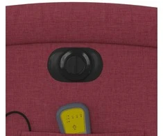 Fotelis Elektrinis atlošiamas masažinis krėslas, vyno, audinys