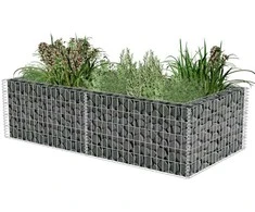 Gabiono vazonas, galvanizuotas plienas, 180x90x50cm